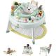 Fisher-Price Baby to Toddler Toy 3-in-1 SnugaPuppy Activity Center and Play Table with Lights Sounds and Developmental Activities, HLV78