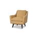 Armchair - Corrigan Studio® Clapham 31" Wide Swivel Armchair Wood/Polyester/Fabric in Brown | 33 H x 31 W x 35 D in | Wayfair