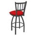 Holland Bar Stool 810 Contessa Swivel Counter Stool in Red/Gray | Bar Stool (30" Seat Height) | Wayfair 81030PW011