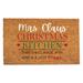 The Holiday Aisle® Jelan Christmas Outdoor Doormat Coir in Brown/Orange | 30 H x 18 W x 0.75 D in | Wayfair A84E4781D6F249038AE55FA4FD893AE8