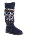 MUK LUKS Malena - Womens 6 Navy Boot Medium