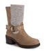 MUK LUKS Arya Alice - Womens 7.5 Grey Boot Medium