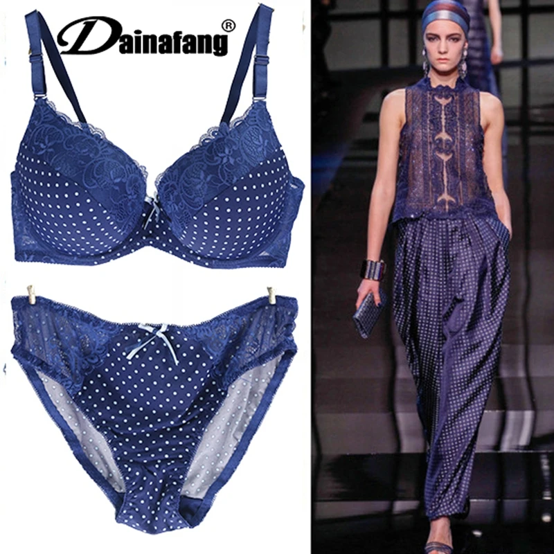 DaiNaFang – ensemble de soutien-gorge Push-Up grande taille, sous-vêtements pour femmes, Lingerie féminine, nouvelle collection, 38/85, 40/90, 42/95