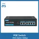 POE Switch 4 Ports +2 Uplink Fast Ethernet Switch 100Mbps Network Switch RJ45 Injector Switcher for