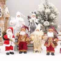 30cm stehende Vater Feiertags feier Wohnkultur Multi-Stil Weihnachts puppe Dekoration liefert