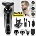 Electric Razor for Men Menâ€™s Electric Shavers Rotary Replacement/Waterproof/Rechargeable Electric Shaver for Men Cordless Floating Head Replaceable Blades Portable Travel Razor Idea Men Gift