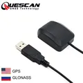 QUESCAN Externe USB-GNSS-Antenne GPS GLONASS QZSS SBAS für Android-GPS-Empfänger und Autonavigation