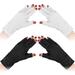 Anti UV Glove For Gel Nail Lamp UV Protection Shield Gloves for Manicure Women Anti UV Fingerless Glove Protect Hands from UV Light Lamp Harm -2 pack