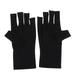 2pcs Half Finger Manicure Gloves Nail Art Gel Black Fingerless Gloves UV Manicure Gloves Protective Gloves Manicure Supply Anti Gloves Protection UV Gloves Anti UV Gloves