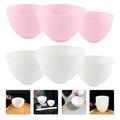 6Pcs Facial Mask Mixing Bowls DIY Mask Bowls Household Silicone Bowls Seasoning Bowl