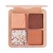 PMUYBHF Pink Eyeshadow 4 Color Pearlescent Eyeshadow Multicolored Earth Colored Pearlescent Eyeshadow Blendable Ultra Pigmented Easy To Apply