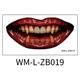 Ympuoqn Halloween Decorations on Clearance 2023 New Halloween Prank Makeup Realistic Temporary Halloween Clown Horror Mouth Stickers Removable Temporary Kit Halloween Makeup Props