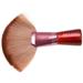 makeup brushes Fan Shape Nylon Bristles Makeup Brushes Acrylic Rhinestone Alloy Handle Facial Cosmetics Foundation Blending Blush Face Powder Brush Makeup Tool (Light Brown)