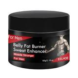 GoFJ 60g Muscle Cream Natural Tighten Portable Belly Fat Burner Sweat Enhancer Men Gift