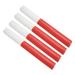4pcs Wooden Track and Field Equipments Relay Batons Sticks Racing Competition Tools Running Racing Relay Batons Outdoor Fitness Running Tools(Red and White)