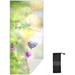 Coolnut Wildflower Butterfly Microfiber Beach Towels 71x31in Dragonfly Pattern Sand Free Beach Towel Quick Dry Beach Towel Extra Large Beach Towels for Adults Kids Travel Towel Camping Towel