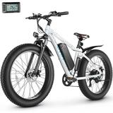 Vivi Electric Bike 26 x 4.0 Fat Tire Electric Bike 500W All Terrain Electric Bike 50 Miles Long Range Electric Mountain Bike Beach Bike Snow Bike