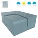 Willstar L Shape Dining Set Cover Patio Waterproof Dustproof Garden Outdoor Furniture Sofa Protector With Storage Bag for Moving or Sunscreen-8.85 ft-Desk+Seat Cover