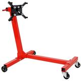 Engine Stand Engine Motor Stand With Rotating Head Adjustable Arms Foldable Engine Lift Stand With 4 Casters