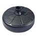 umbrella base Plastic Parasol Umbrella Base Water Sand Fillable Beach Umbrella Stand for Outdoor Patio Yard Garden (Black)