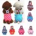 Deyuer Female Dog Diaper Cute Comfortable Washable Polka Dot Striped Sanitary Diaper Pet Physiological Pants for Home Polka Dot Light Pink