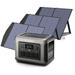 ALLPOWERS R1500+3*SP027 Solar Generator Set 1800W 1152Wh LiFePO4 Portable Power Station with 3pcs 100W Folding Solar Panel Solar Charger Battery for Camping Home Backup [Shipping Separately]