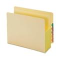 Globe-Weis End Tab File Pockets 5.25-Inch Expansion Tyvek Gussets Letter Size Manila 10 Pockets per Box (65174)