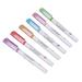 Curve Highlighter Pen Set Ergonomic 6 Color Curve Pens Highlighters Marker for Art Office School Supplies