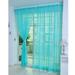 Yipa 39 Width Window Curtain Voile Sheer Curtain Tulle Window Drape Solid Color Curtain Panel