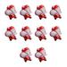 Adorable 10Pcs Christmas Resin Accessories Set - Compact Cartoon Design - DIY Random Styles - Holiday Decorations for Phone Cases Stockings