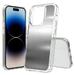 TalkingCase Hybrid Phone Cover Compatible for Apple iPhone 15 Pro Brushed Aluminum 1 Print Acrylic Back Raised Edges USA