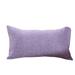 iOPQO Pillow Case Simple Fashion Throw Pillow Cases Cafe Sofa Cushion Cover Home Decor Solid Color Linen Pillowcase Purple Purple