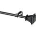 1 PK Kenney KN75796NP-Kenney Seville 48 In. To 86 In. 5/8 In. Single Black Curtain Rod