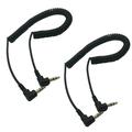 Stereo Connector 2 Pcs 3.5mm Male Stereo TRS to 3.5mm Male Stereo TRS Output Connector Cable