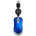 wired mouse Creative USB Wired Mouse Mini Telescopic Mouse Computer Notebook Mouse Portable Mouse (Blue)