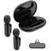 Wireless Microphone for iPhone iPad Wireless Clip Mic Wireless Lavalier Microphone Wireless Microphones Plug-Play Microphone for iPhone Video Recording Live Stream YouTube TikTok Type-C