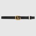 GUCCI GG Marmont Reversible Thin Belt, Size 80