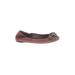 Hoss Intropia Flats: Burgundy Shoes - Women's Size 37 - Round Toe