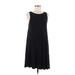 Old Navy Casual Dress - Mini Scoop Neck Sleeveless: Black Print Dresses - Women's Size Medium