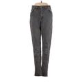 Levi's Jeans - Super Low Rise: Gray Bottoms - Women's Size 27