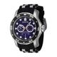 Invicta Men Analog Quartz Watch with Silicone, Stainless Steel Strap 46967