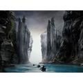 XiuTaiLtd Jigsaw Puzzles 1000 Pieces,Lord of The Rings Argonath Fellowship of The Ring -Puzzle for Adults Kids, 75x50cm for Family and Friends, Home Decorations