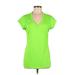 Adidas Active T-Shirt: Green Activewear - Women's Size Medium