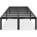 Latitude Run® Westleigh 18" Bed Frame Metal in Black | 18 H x 61 W x 81 D in | Wayfair F636B9B4AE1C4BC785DBC5987FC83CF2