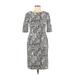 Betsey Johnson Casual Dress: Gray Dresses - Women's Size 6