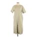 OAK + FORT Casual Dress: Tan Dresses - Women's Size X-Small