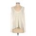 Central Park West Pullover Sweater: Ivory Tops - Women's Size X-Small