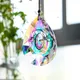 Attrape-Soleil Feng Shui en Clip Transparent de 38/50/63/76/89mm Pendentif Boule de Longan de