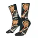 Chaussettes de cyclisme Johnny Hallyday pour hommes et femmes bas de chanteur français musique