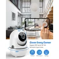 Mini caméra de surveillance IP WiFi 1080p 2MP/360 p dispositif de sécurité sans fil babyphone